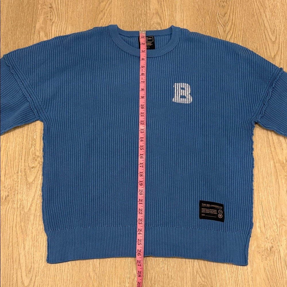 The Belonging Conference Church Merch Apparel Blue Sweater Unisex NWOT XL - Picture 13 of 14